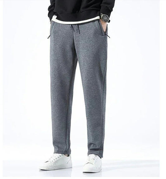 Sporty & Relaxed Men Jogger Pants - Mid Rise Drawstring