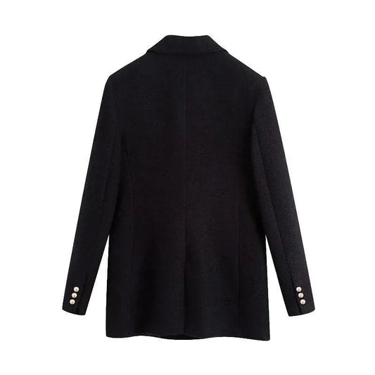 Black Blazer Women - Formal-Business - Plain-Solid - Women's Blazer - LeStyleParfait