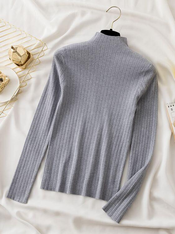 Charming Turtleneck Knitwear - Sweater - LeStyleParfait Kenya