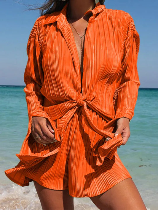 Chic Women Casual Two-Piece Shorts Set - Casual Shorts Set - LeStyleParfait