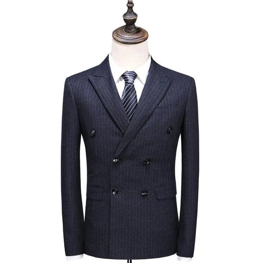 D. Craig Double Breasted Suit - Two Piece Suit - LeStyleParfait