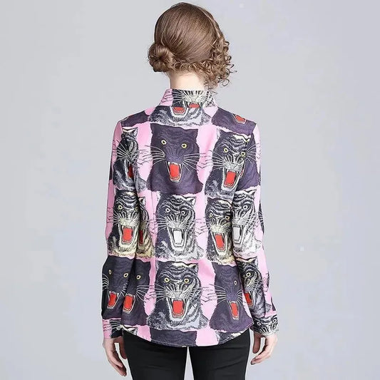 Feeling Wild Silk Blouse - Women's Shirt - LeStyleParfait