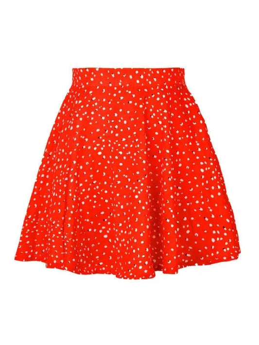 Floral Chiffon Mini Umbrella Skirt - Mini Umbrella Skirt - LeStyleParfait