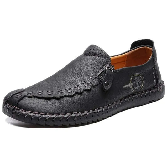 Harlow - Casual Leather Loafers - Loafer Shoes - LeStyleParfait