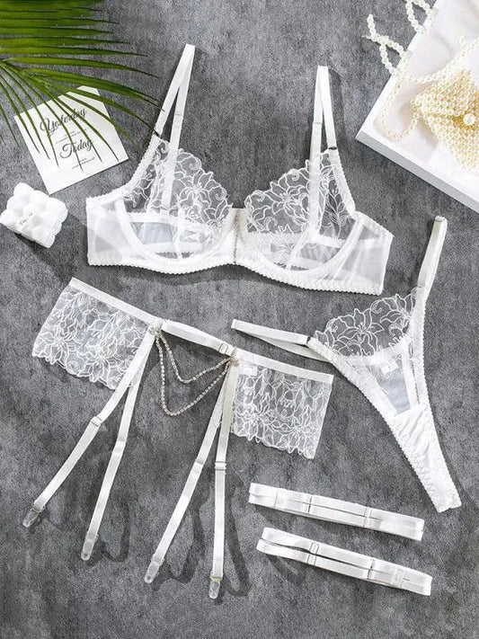 Ladies Strappy Lingerie Sets - Lingerie Set - LeStyleParfait