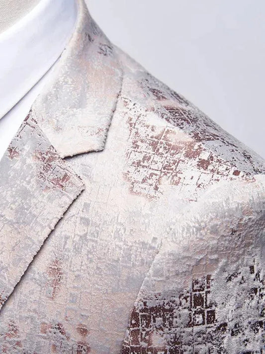 Mix and Match Printed Two Piece Suit - Two Piece Suit - LeStyleParfait