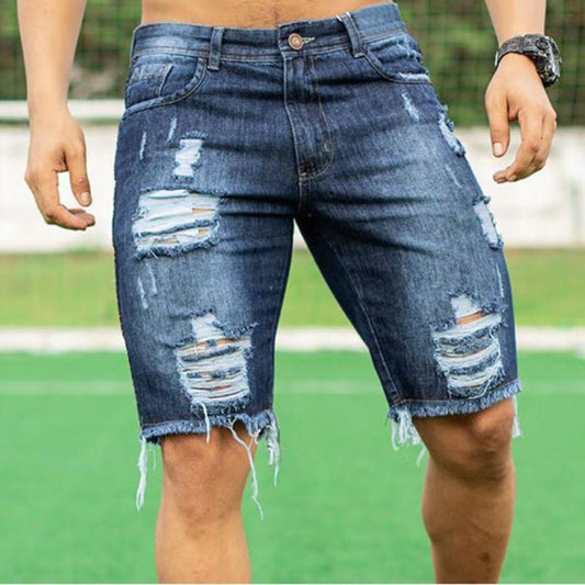 Slim Fit Men's Jeans Shorts - Men's Shorts - LeStyleParfait Kenya