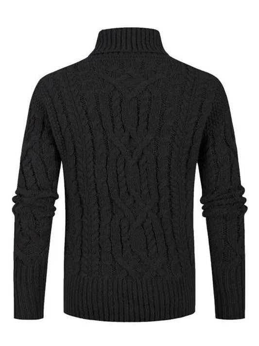 Twist V-Neck Men Pullover Sweater - Pullover Sweater - LeStyleParfait