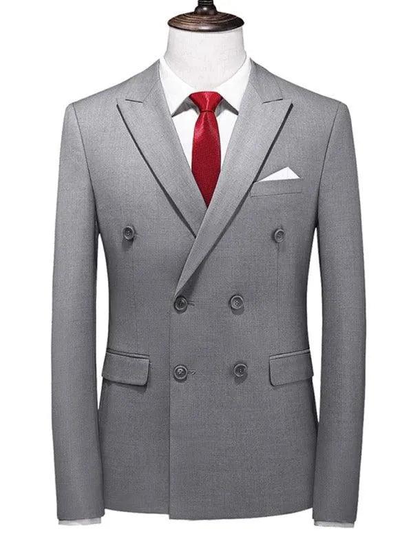 Double-Breasted Blazer-LeStyleParfait