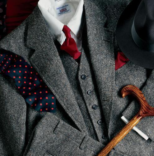 3-Piece Men's Suit Tweed Plus Size Suit - Suit - LeStyleParfait Kenya