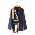 All Together Blazer Women - Casual - Patchwork