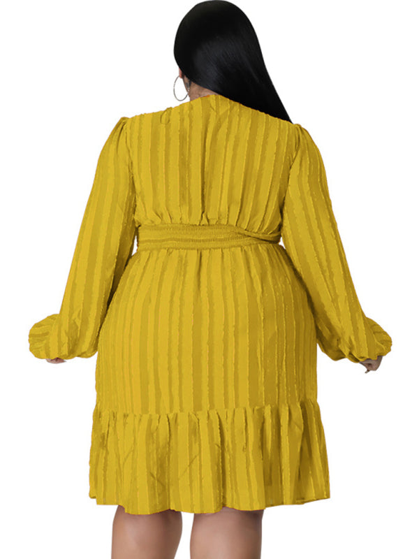 Casual Jacquard Oversized Mini Dress