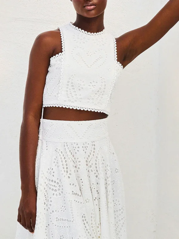 Casual Textured Sleeveless Maxi Dress