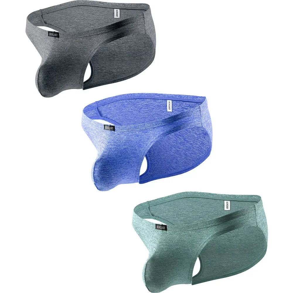 Men's Pouch Bikini Underwear Sexy Low Rise Bulge Mens Briefs