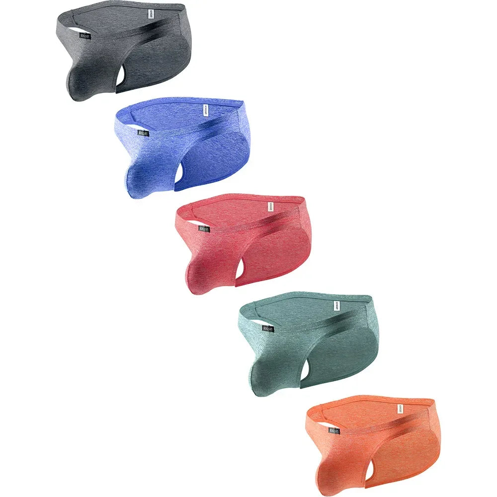 Men's Pouch Bikini Underwear Sexy Low Rise Bulge Mens Briefs