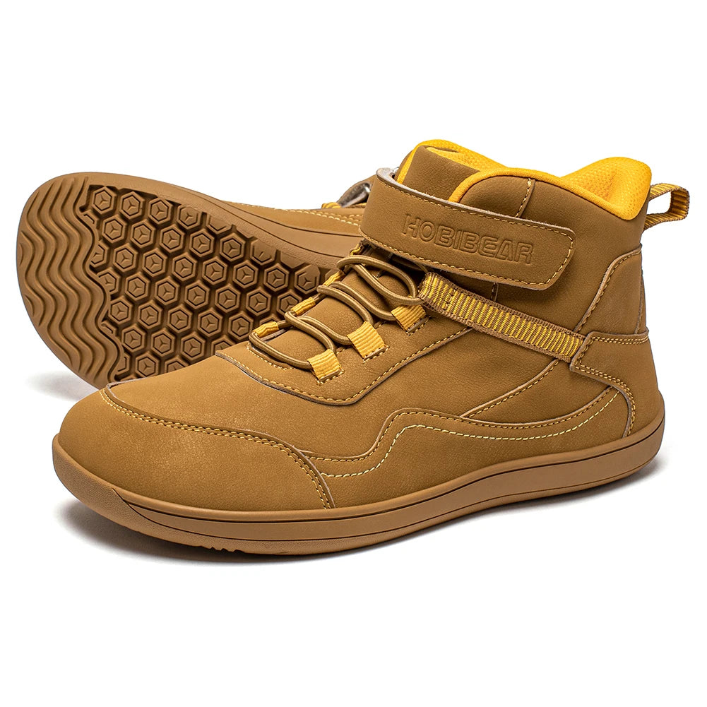 Kids' Boots - Low-Top Kids Ankle Boots Sneakers - Hook-Loop All-Season Shoes