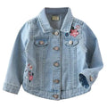 Kids Floral Denim Jacket Spring Style