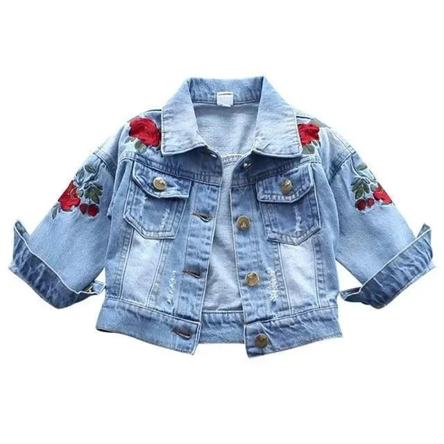 Kids Lightweight Denim Jacket Casual Style