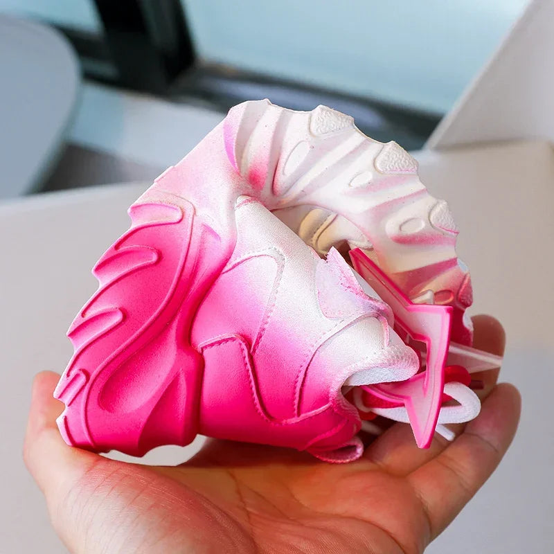 Kids' Sneakers - Chunky Kids Sneakers - Lace-Up Spring-Autumn Shoes-Sneakers-LeStyleParfait