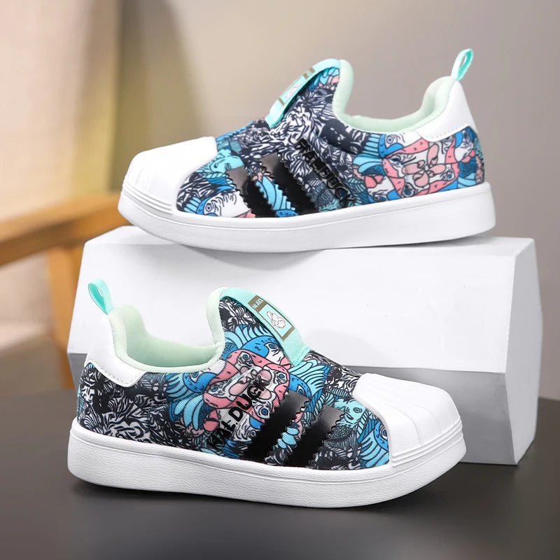 Kids' Sneakers - Low-Top Kids Slip-On Sneakers Shoes