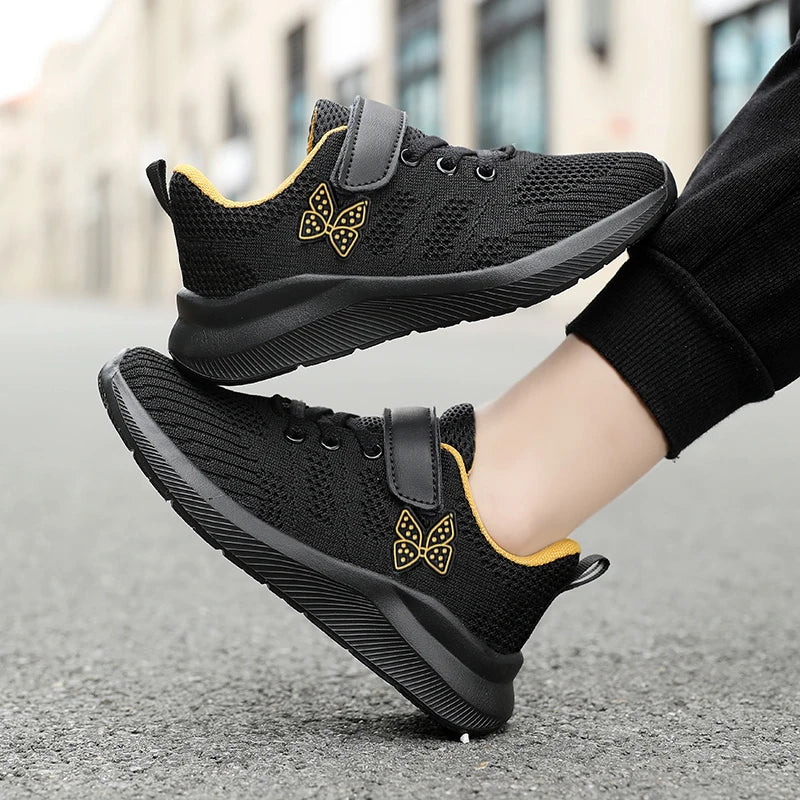 Kids' Sneakers - Low-Top Kids Sneakers - Hook-Loop Autumn Shoes