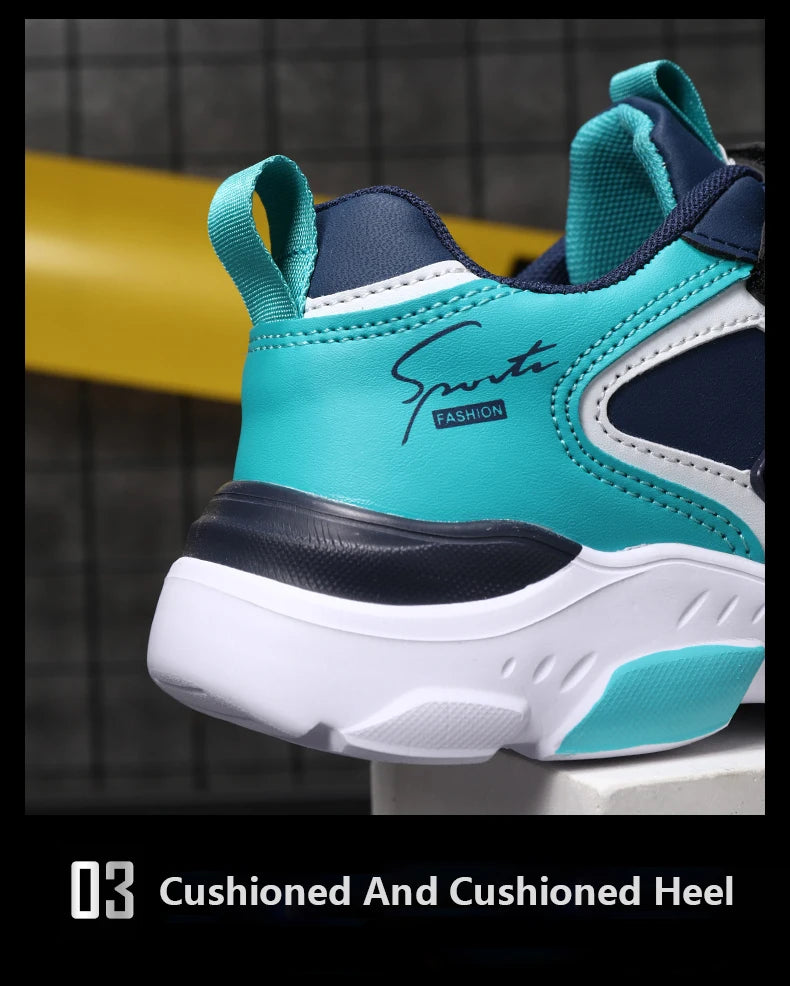 Kids' Sneakers - Low-Top Kids Sneakers - Hook-Loop Velcro All-Season Shoes