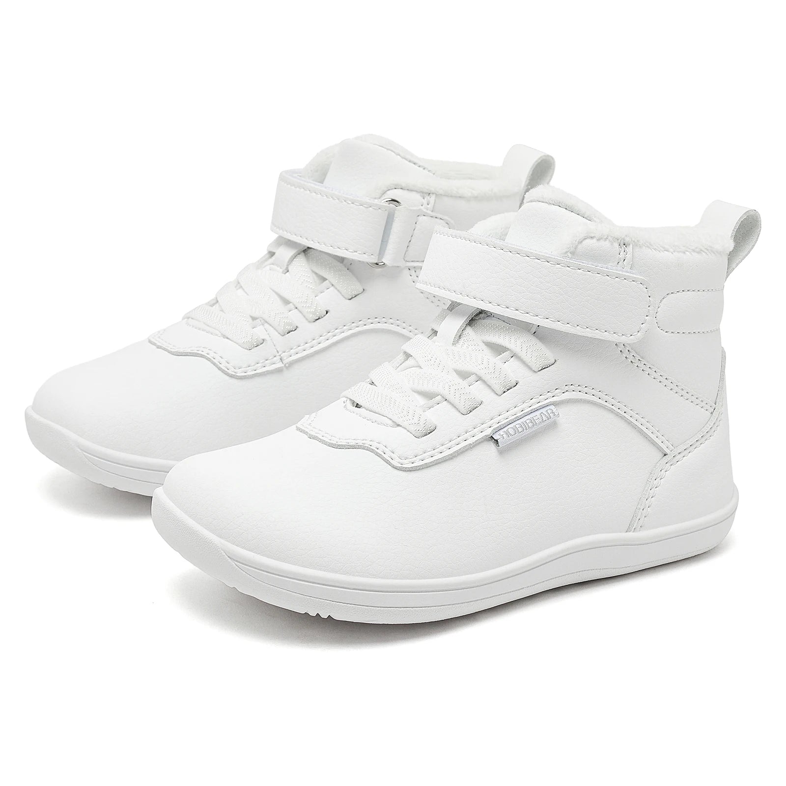 Kids' Sneakers - Mid-Top Kids Ankle Boots Sneakers - Hook-Loop Velcro Winter Sneakers