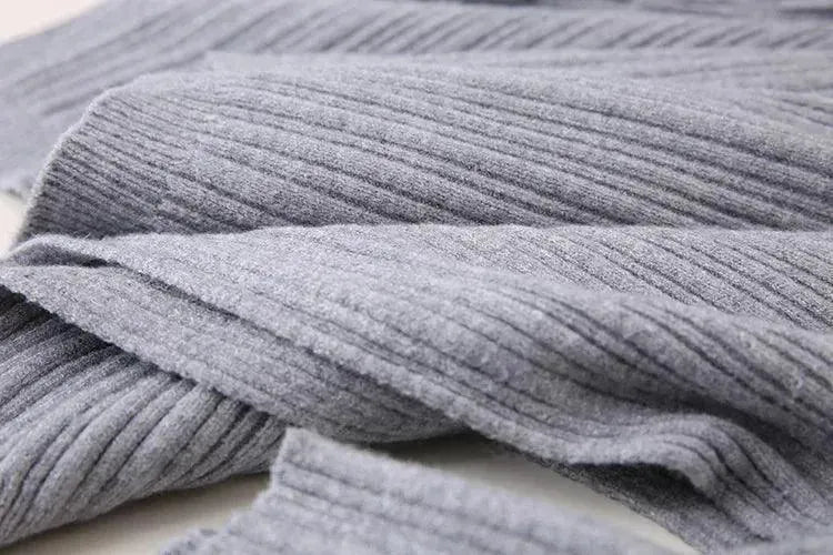 LSP SWEATER Chic Women Casual Mustard Two-Piece Sweater Set