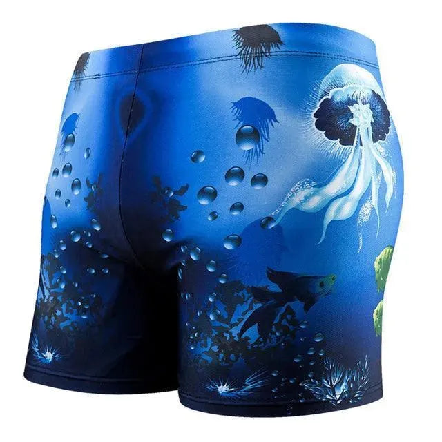 Men Abstract Swim Shorts