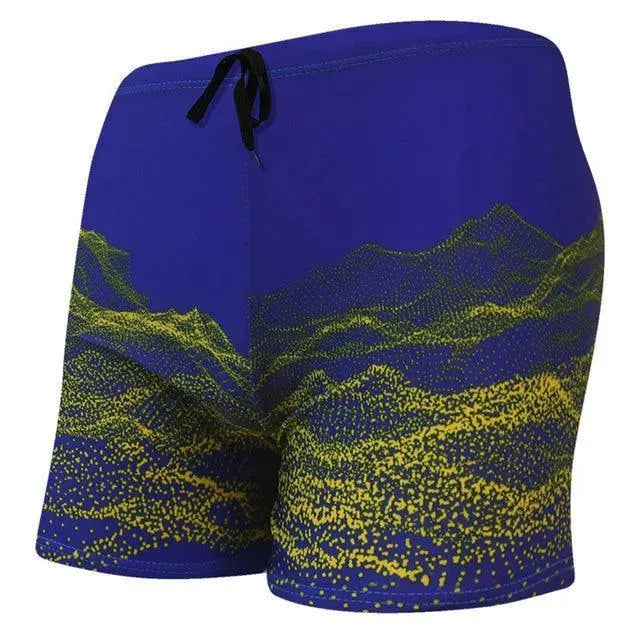 Men Abstract Swim Shorts