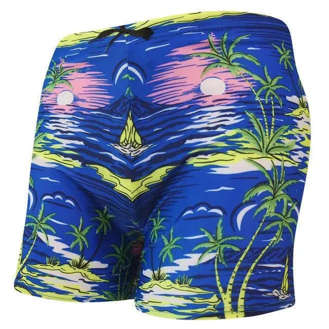 Men Abstract Swim Shorts