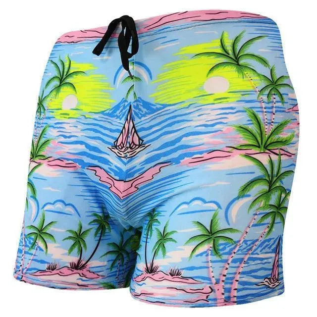 Men Abstract Swim Shorts