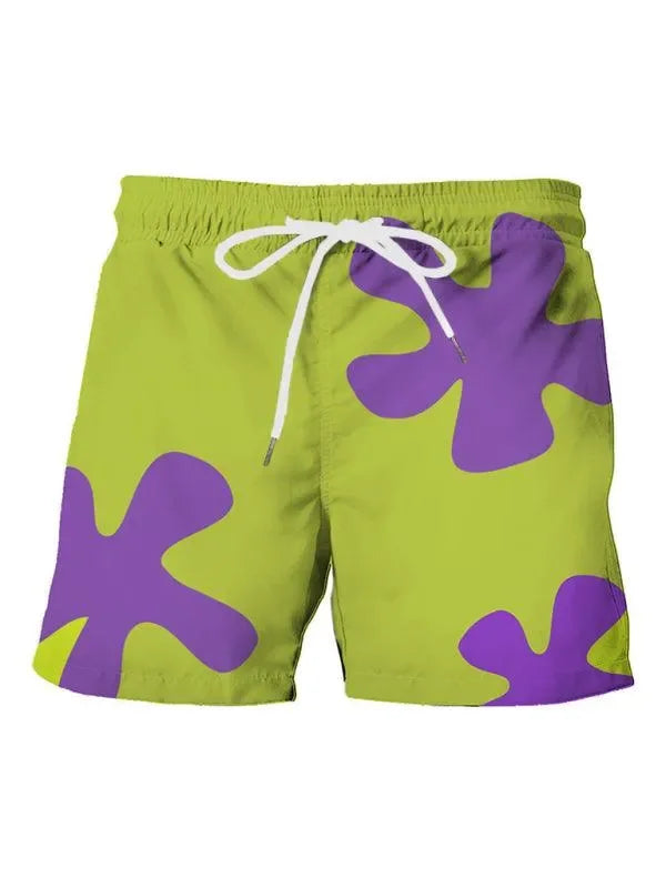 Men Abstract Swim Shorts