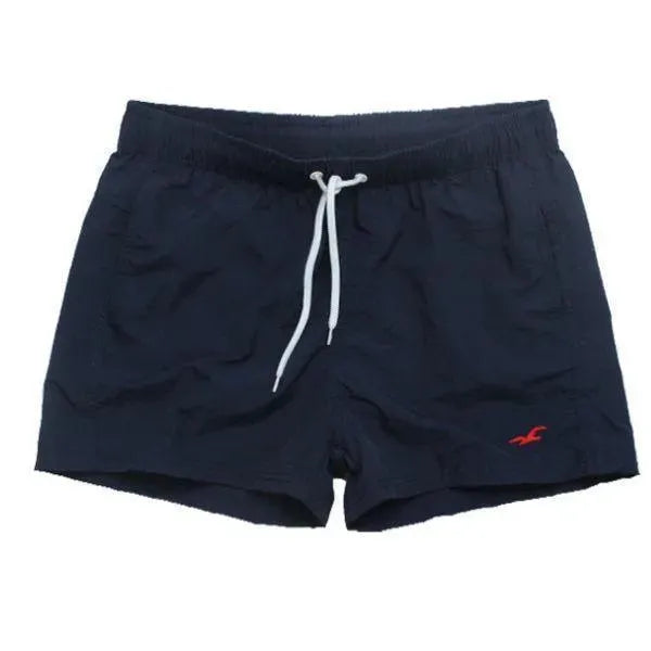 Men Black Minimalist Swim Shorts