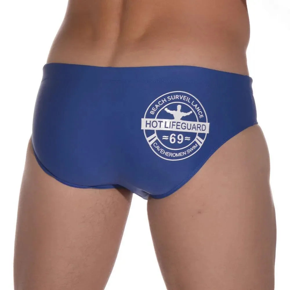 Men Blue Swim Briefs
