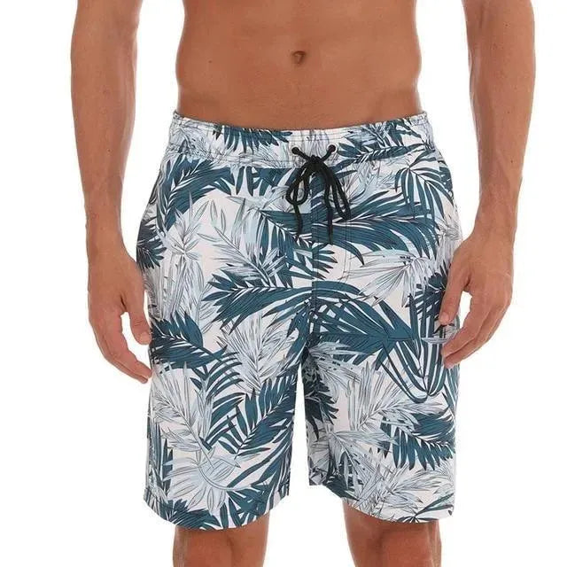 Men Multicolor Abstract Swim Shorts