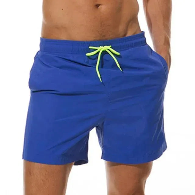 Men Pink Sporty Swim Shorts