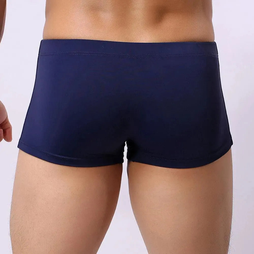 Men Red Swim Shorts