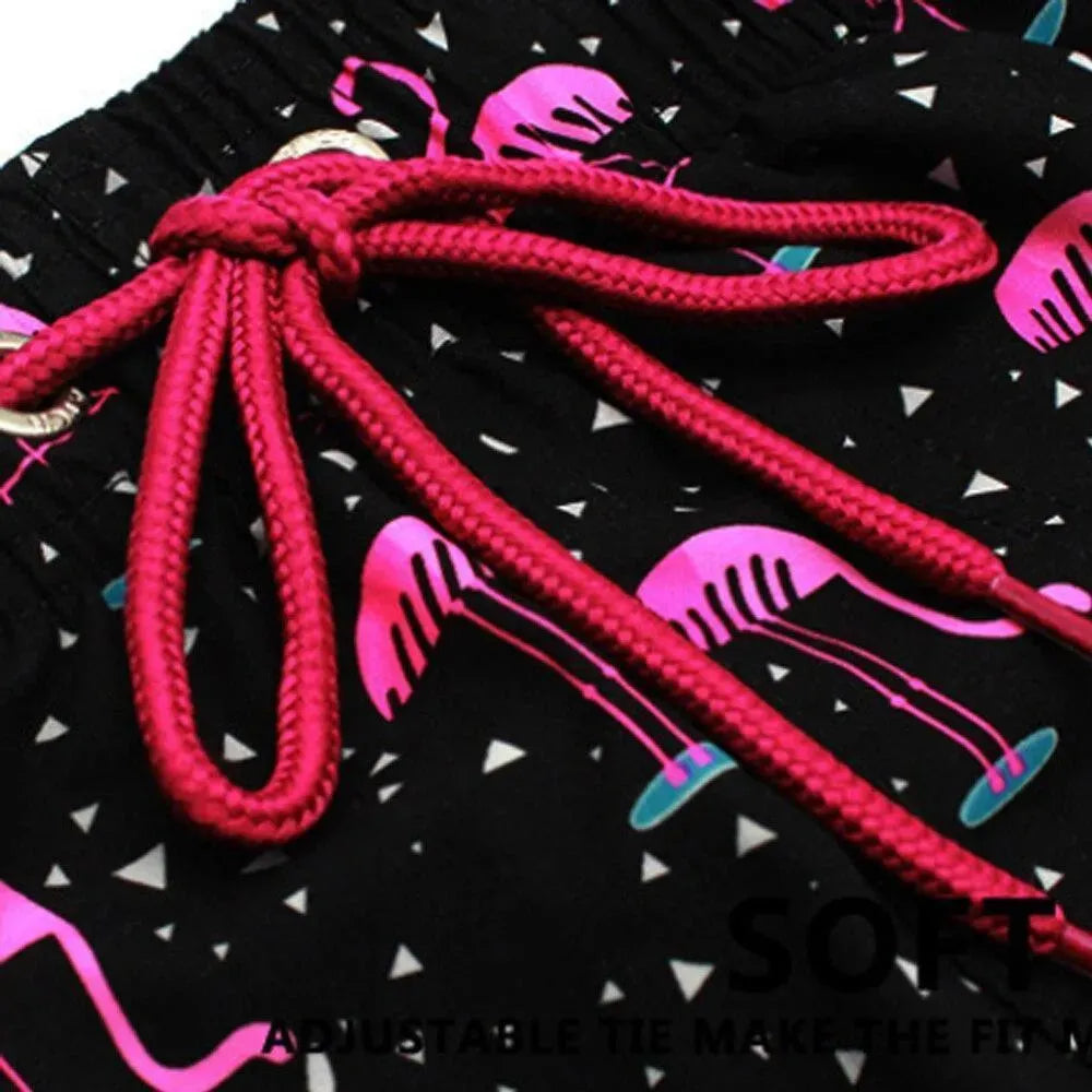 Men Striped Swim Shorts