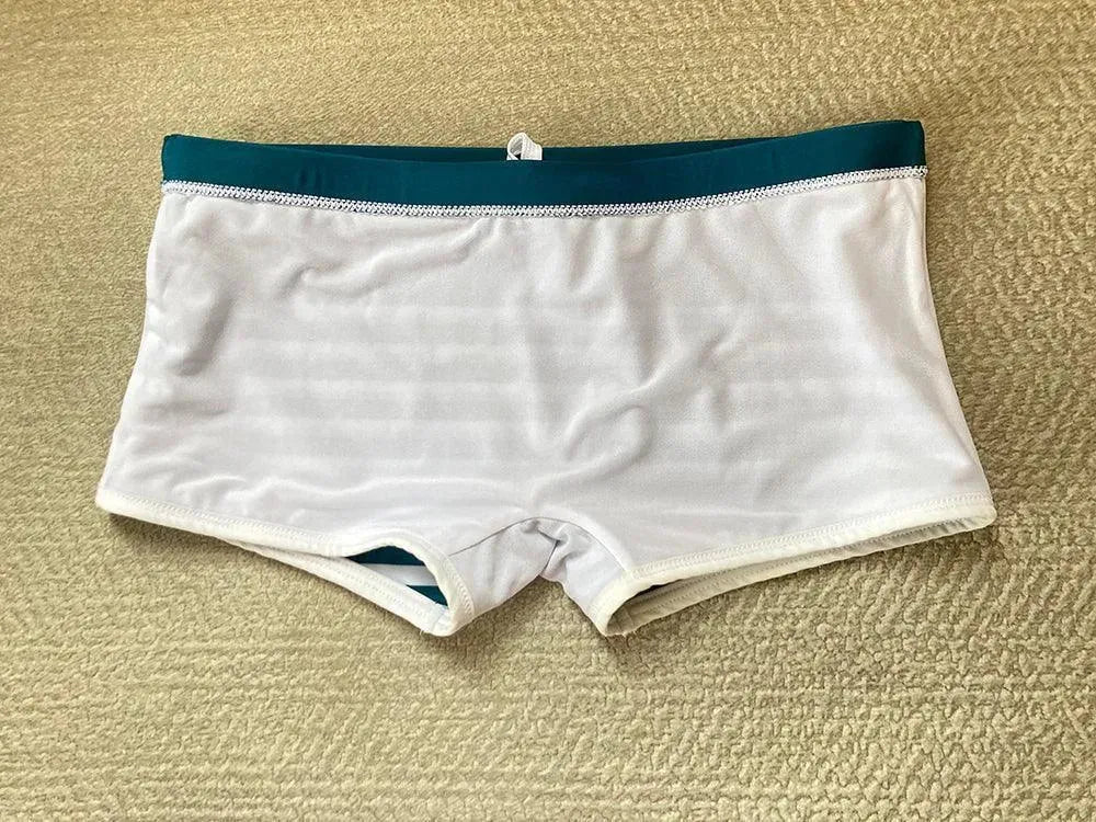Men Striped Swim Shorts