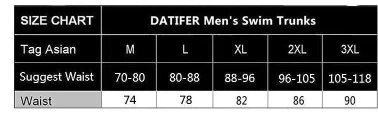 Men Striped Swim Shorts