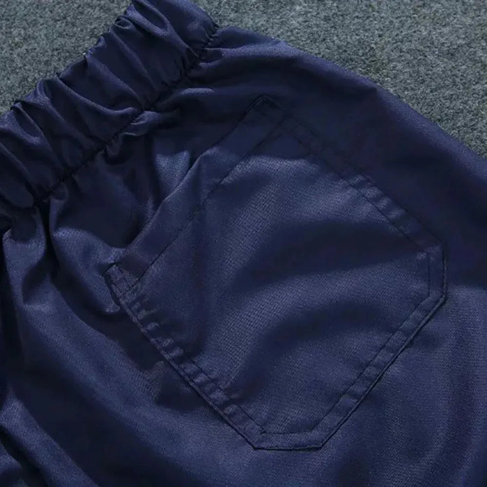 Men White Minimalist Swim Shorts