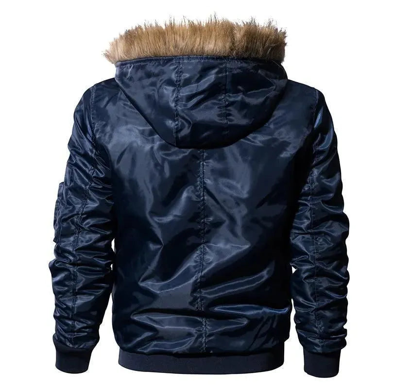 Men’s Aviator Bomber Jacket Winter Style
