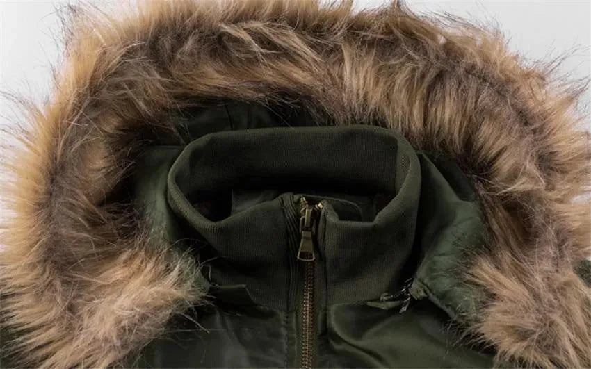 Men’s Aviator Bomber Jacket Winter Style