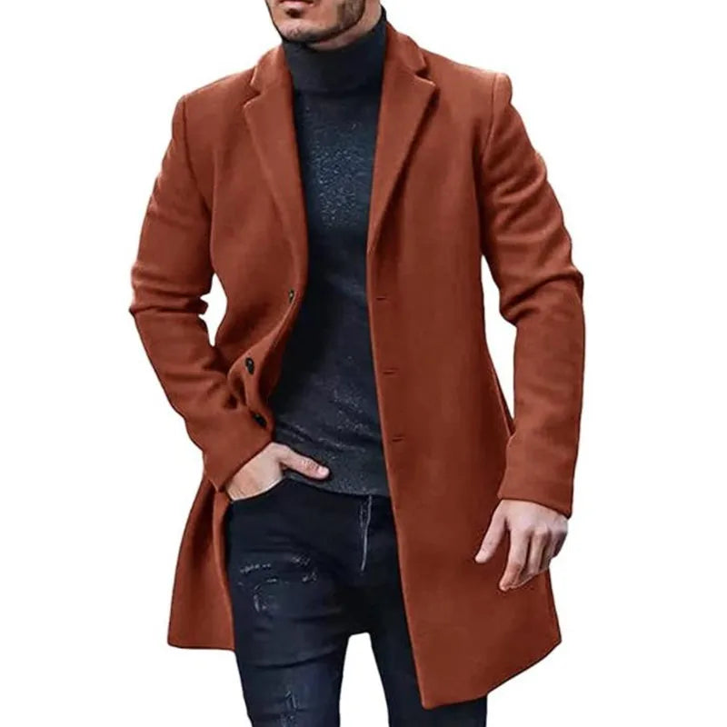 Men's Casual Sport Jacket Button Front Style
