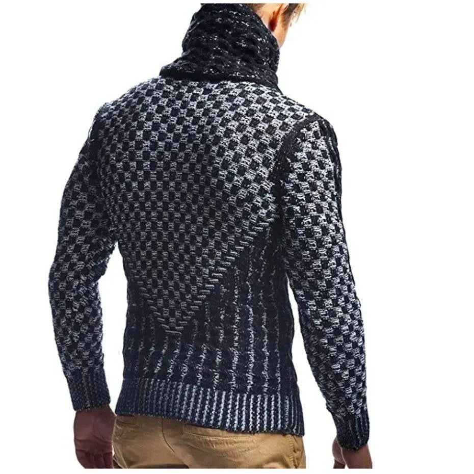 Men’s Classic Turtleneck Pullover Sweater
