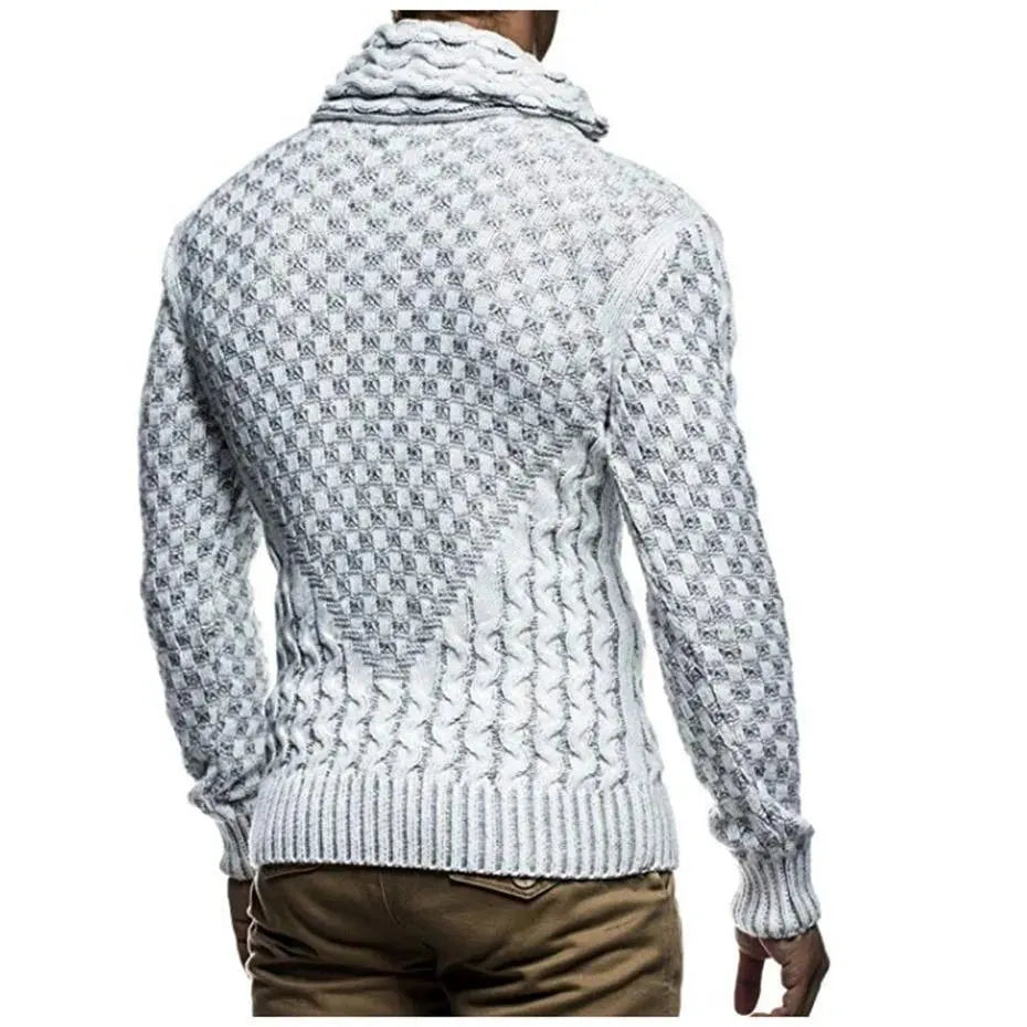 Men’s Classic Turtleneck Pullover Sweater