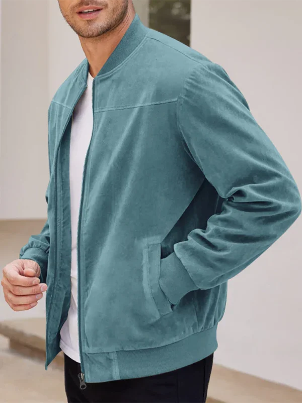 Men's Cotton Bomber Jacket Retro Casual Style
