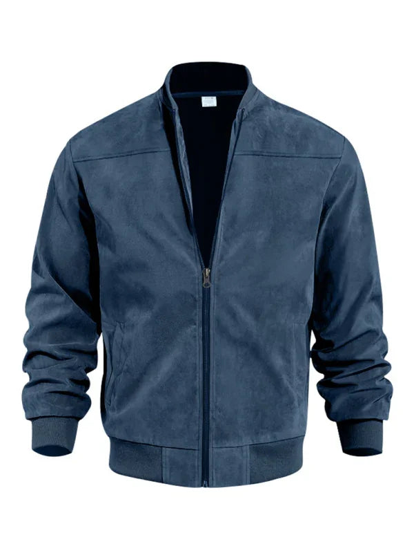 Men's Cotton Bomber Jacket Retro Casual Style