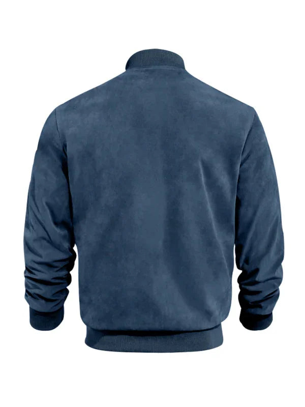Men's Cotton Bomber Jacket Retro Casual Style